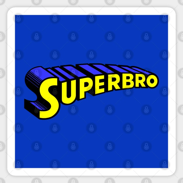 The Best Superhero Gift For Brother Sticker by BoggsNicolas